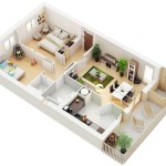 2 Bedroom Flat Design Plans With Dimensions