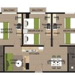 3 Bedroom Floor Plan With Dimensions In Meters Free