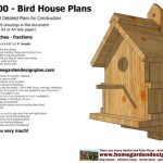 Bird House Build Plans