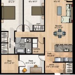 Condo Floor Plan With Dimensions