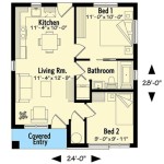 Floor Plans For 2 Bedroom Tiny House