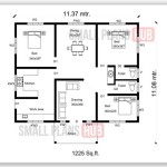 Free 3 Bedroom House Plans With Measurements