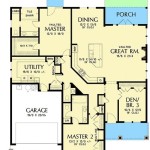 House Plans With 2 Master Bedrooms One Story