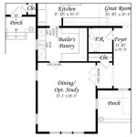 House Plans With Butlers Pantry