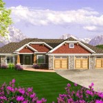 Ranch House Plans With 3 Car Garage