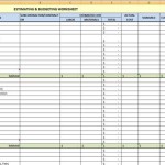 Self Build Plans And Costs Template Excel