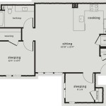 Simple 2 Bedroom Floor Plan With Dimensions In Meters And