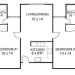 Small 2 Bed 2 Bath House Plans