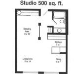 Studio Apartment Floor Plans 500 Sq Ft